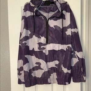 Wildflowers Purple and Gray Camo Jacket